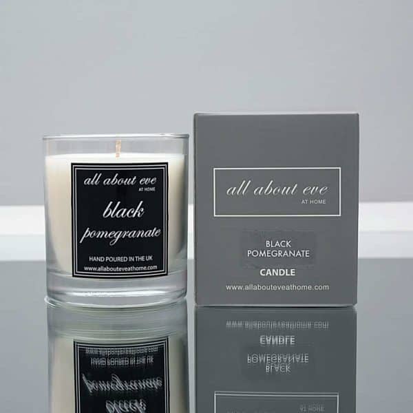 black pomegranate candle
