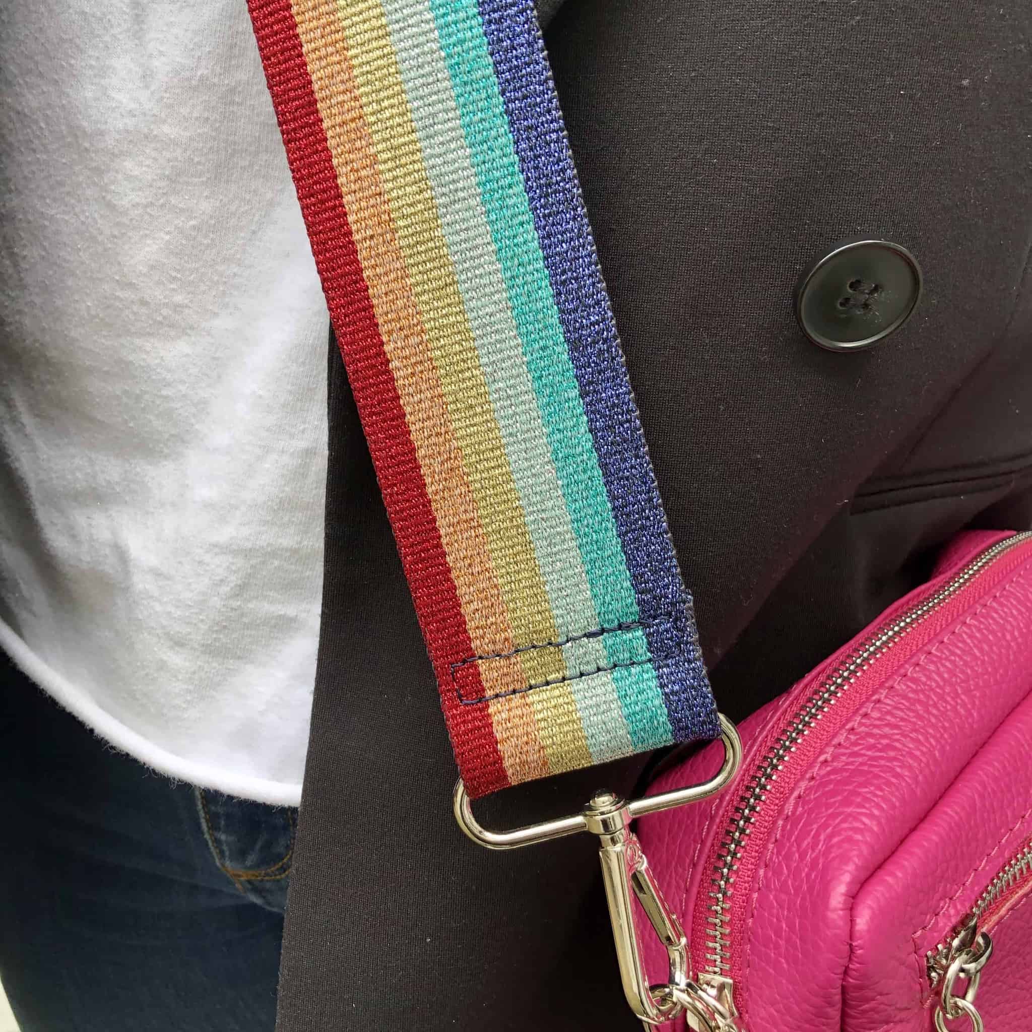Rainbow Glitter Bag Strap All About Eve At Home Rainbow Glitter Bag Strap All About Eve At Home