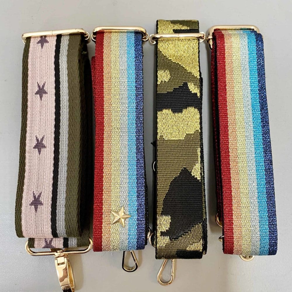 rainbow purse strap